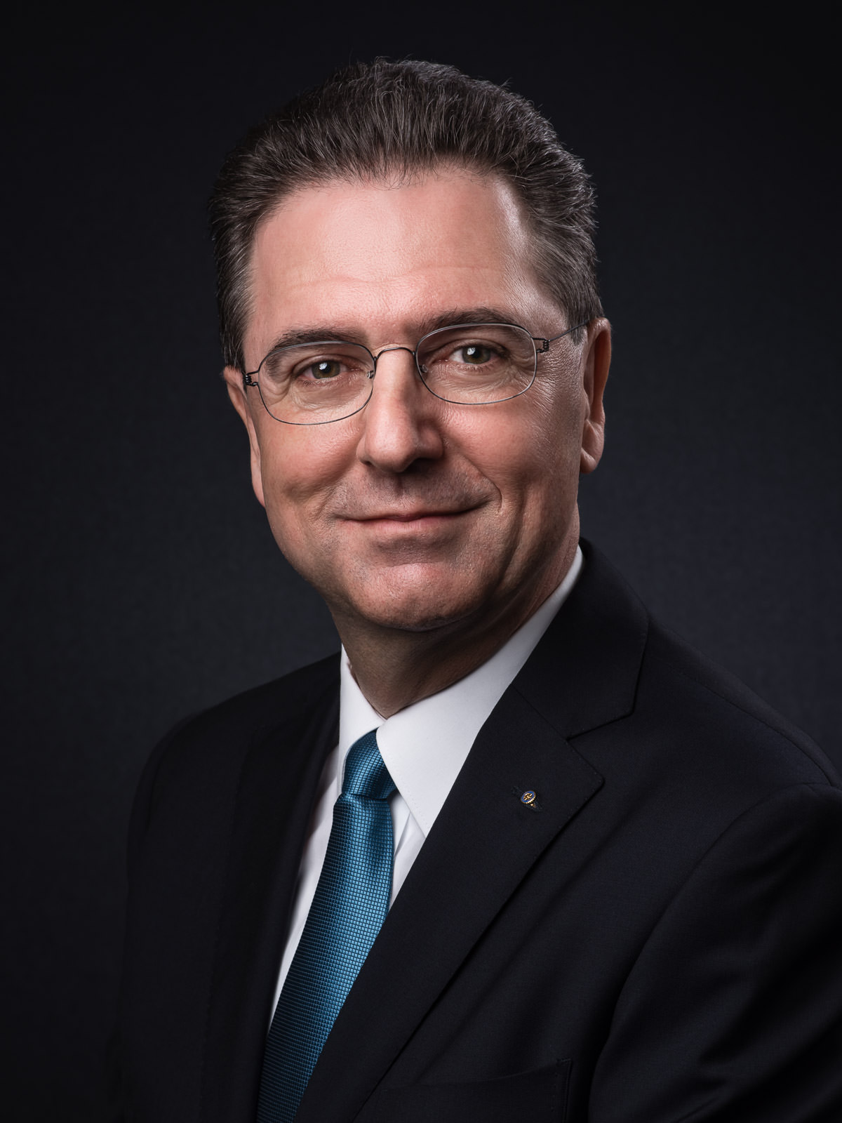 Corporate executive portrait of Aduno CEO for the annual report. Photographer based in Zurich Switzerland