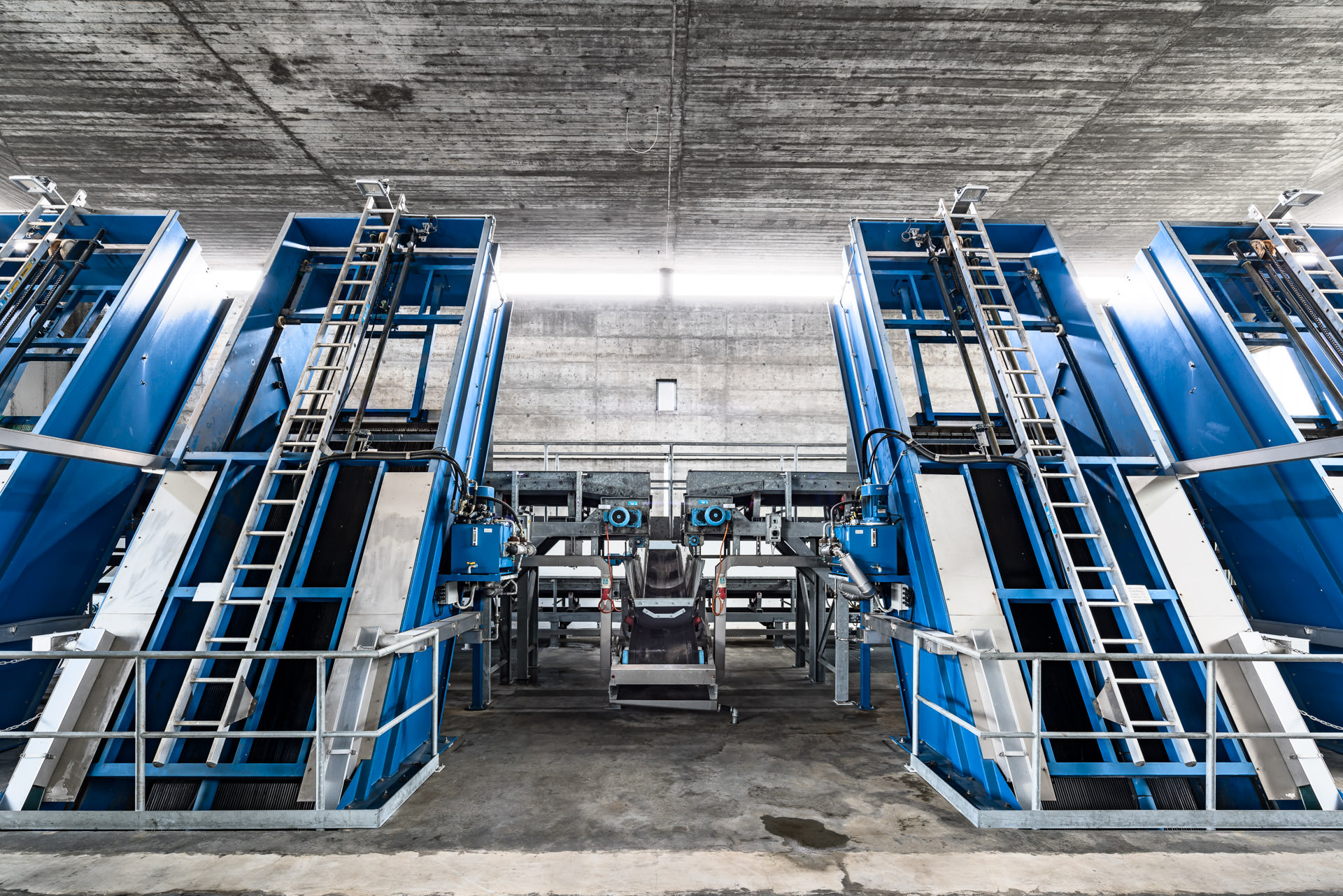 Industrial Photography: Water Cleaning Plant Lucerne technical production installations