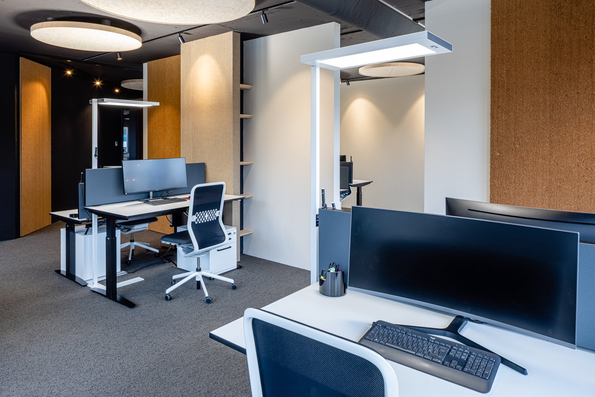 Büro Innendesign Fotografie - Abacus Thalwil, Zurich