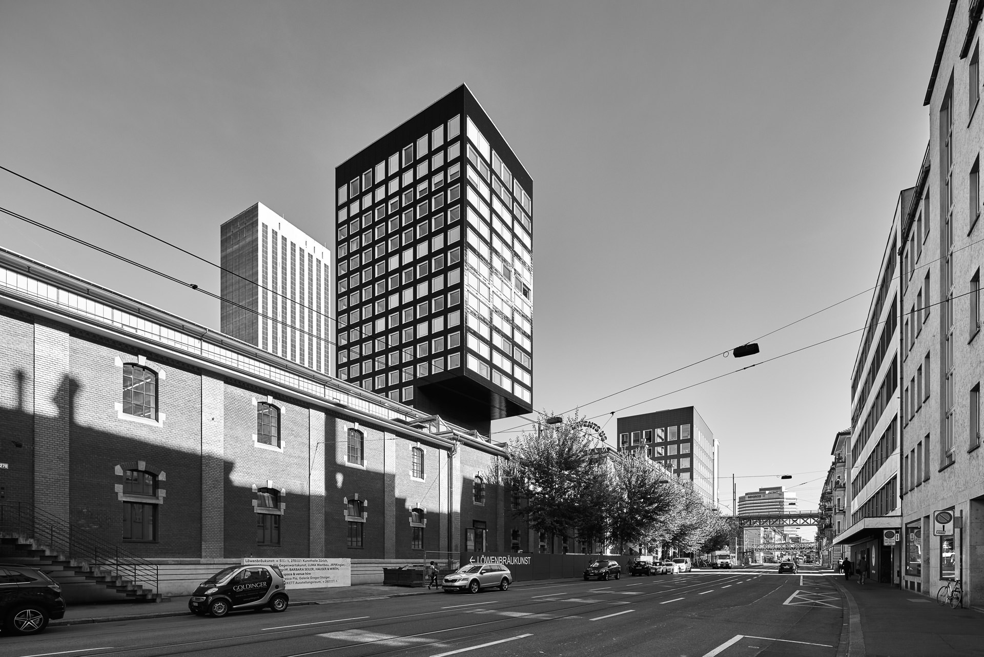 Löwenbräu Areal, Hochhaus Gigon/Guyer und Atelier WW Architekten, Architekturfotografie