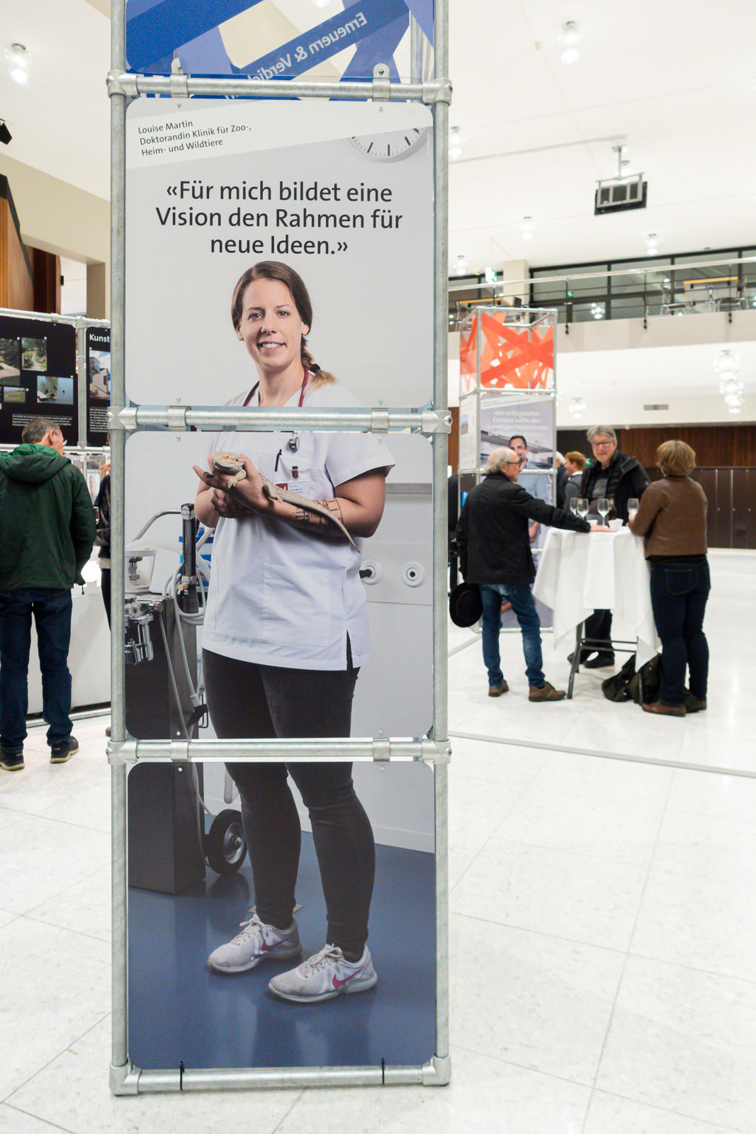 Vision Campus Irchel 2050 exhibition - life size photos