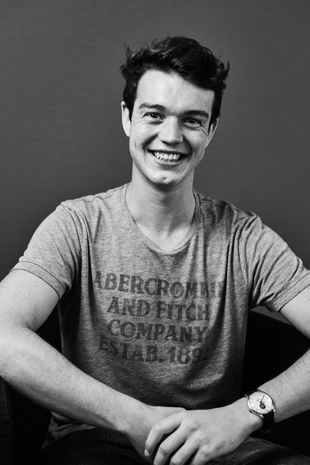 Schwarz-Weiss-Portrait und Mitarbeiterfoto