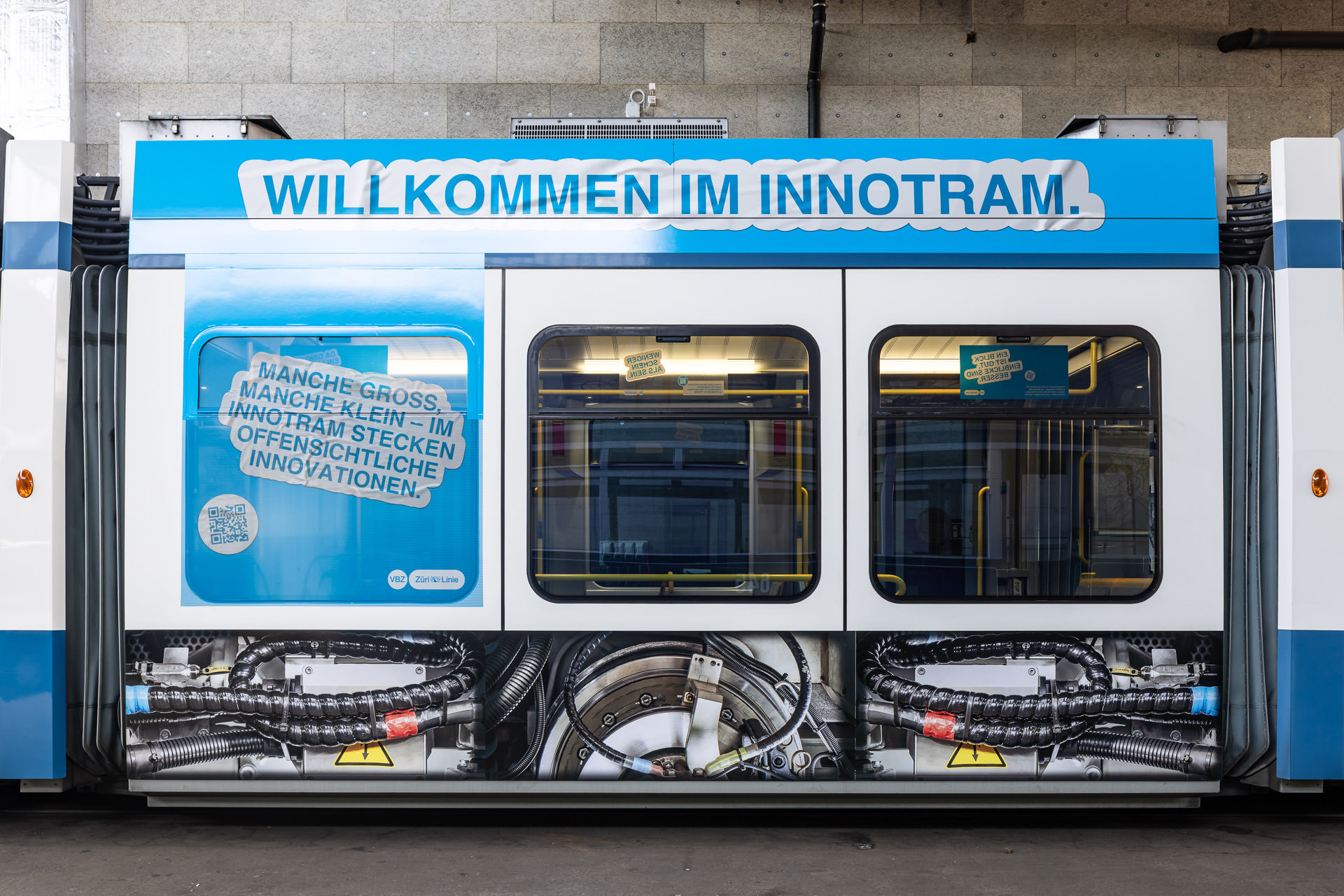 VBZ InnoTram Impressions in Zurich. Photography for VBZ and Jung von Matt Switzerland. (c) Philippe Wiget