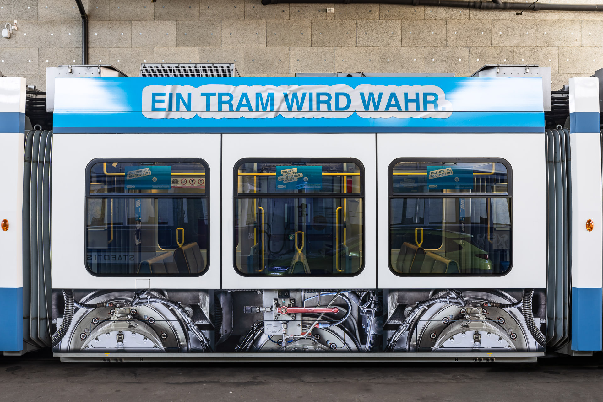 VBZ InnoTram Impressions in Zurich. Photography for VBZ and Jung von Matt Switzerland. (c) Philippe Wiget
