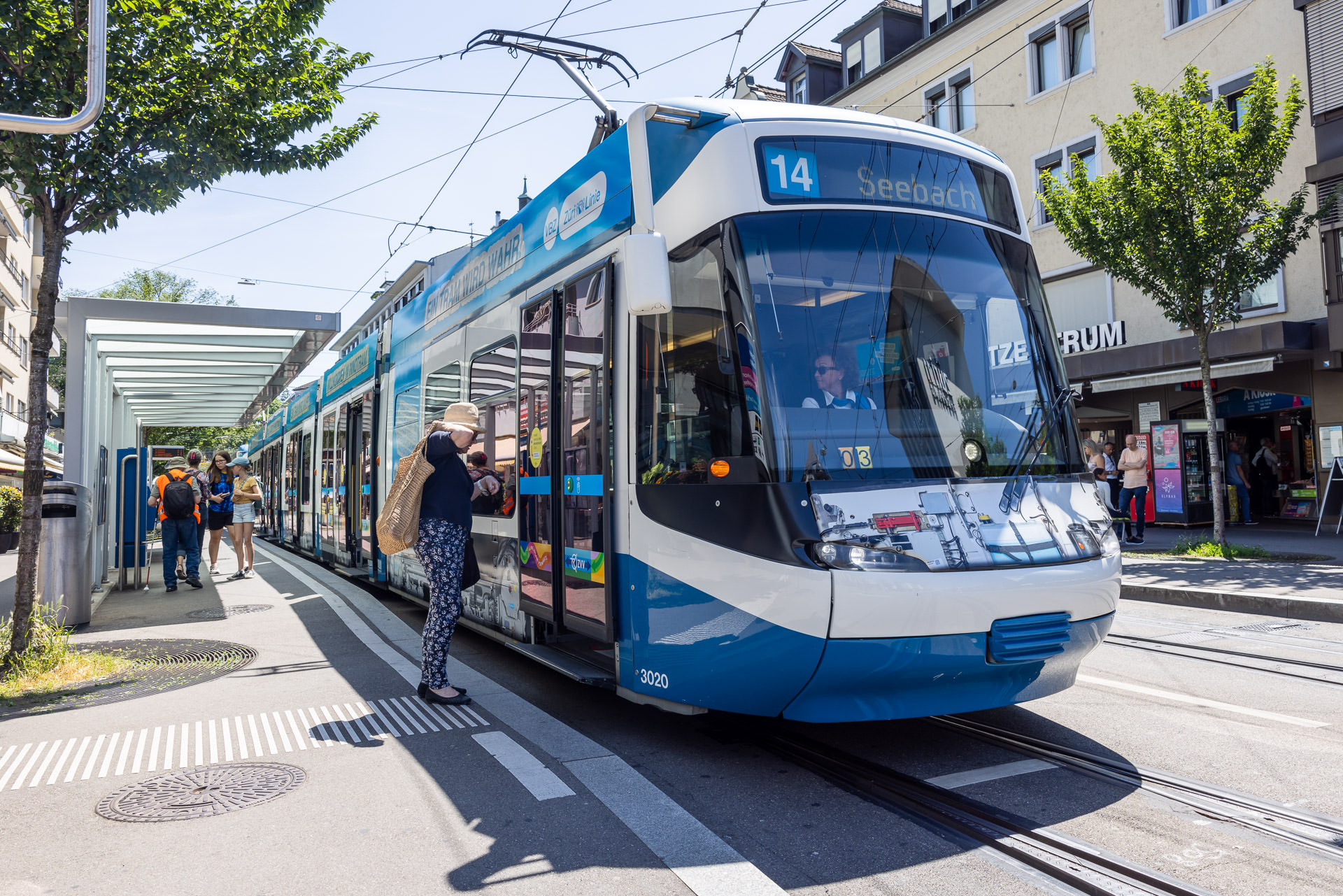 VBZ InnoTram Impressions in Zurich. Photography for VBZ and Jung von Matt Switzerland. (c) Philippe Wiget